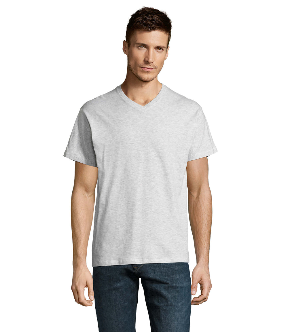 Heren t-shirt 150 g Victory in asgrijs
