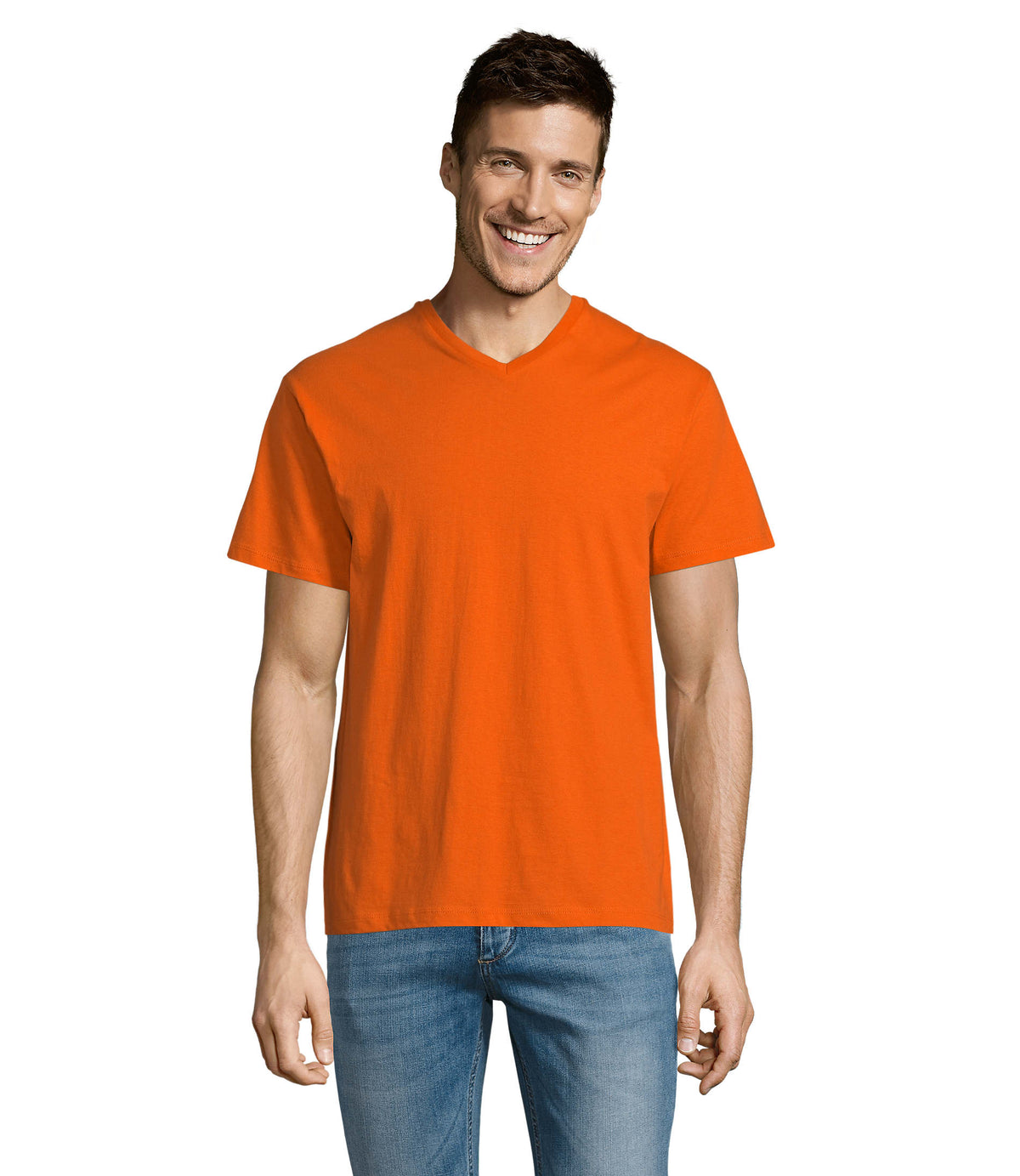 Heren t-shirt 150 g Victory in oranje