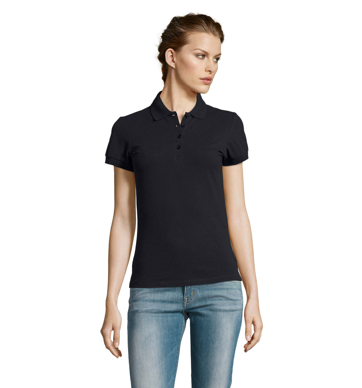Dames polo 210 g People in marine