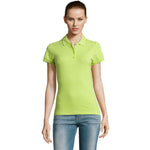 Dames polo 170 g Passion in apple green