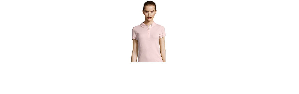 Dames polo 170 g Passion in roze