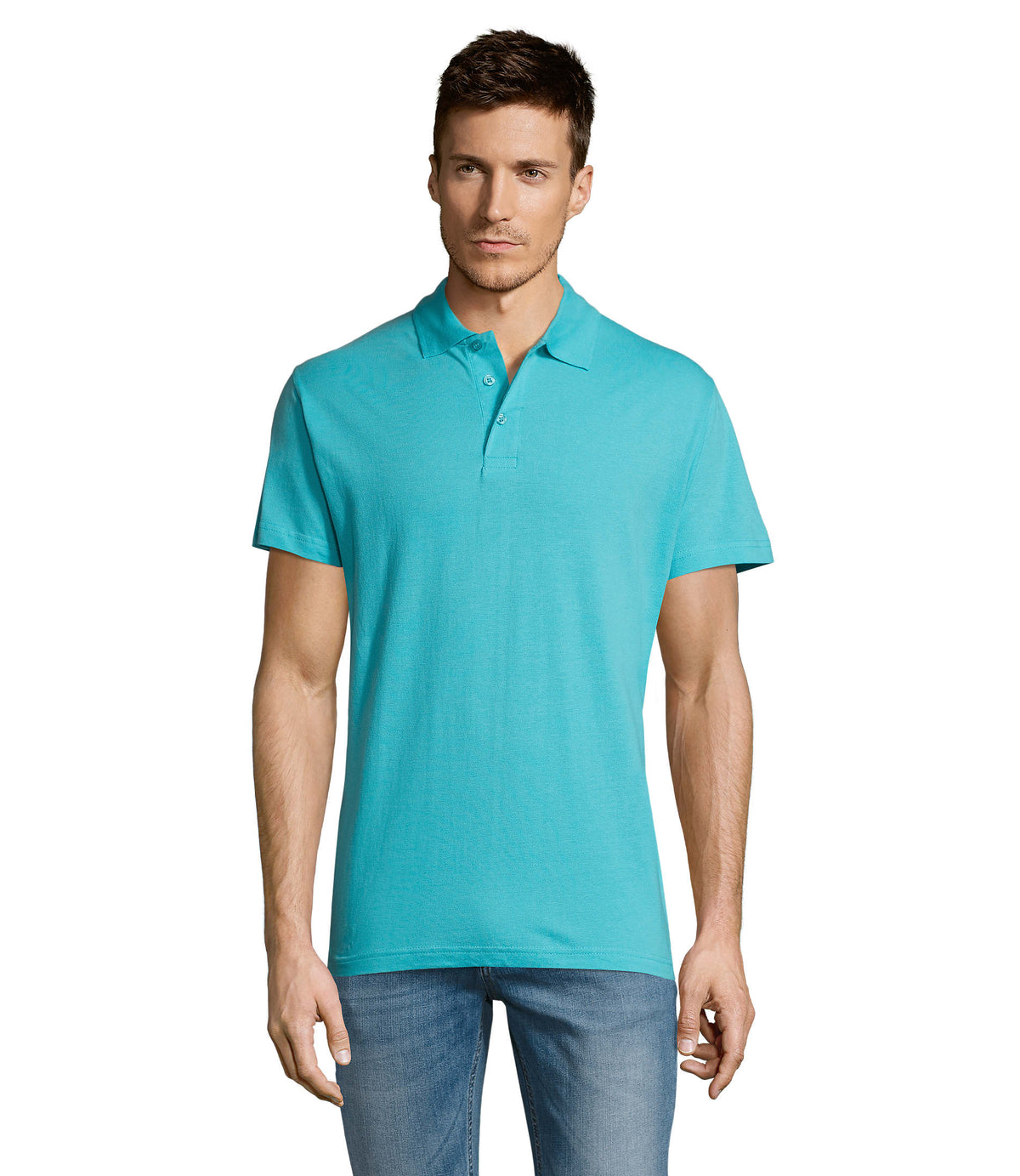 HEREN Polo 170 g Summer Ii in atolblauw