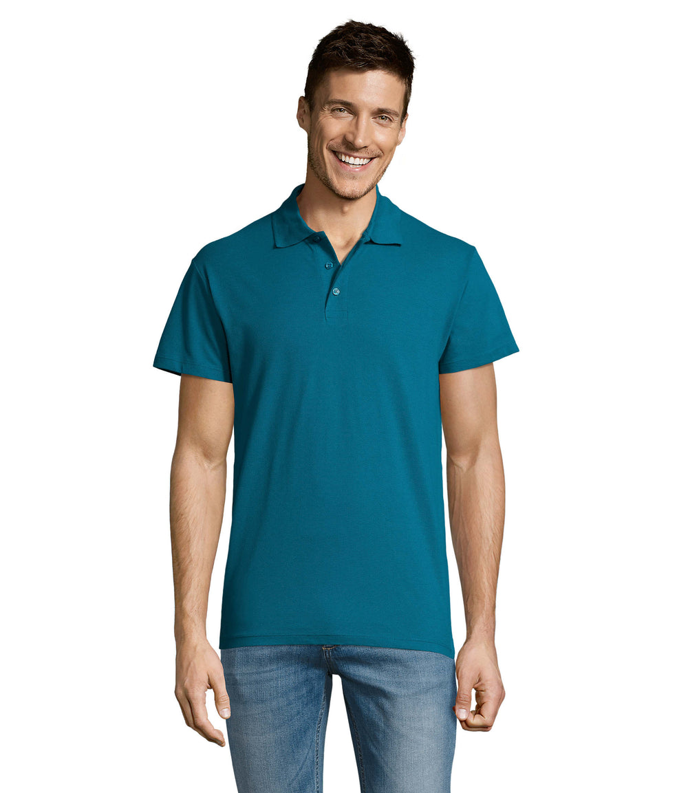HEREN Polo 170 g Summer Ii in duck blauw