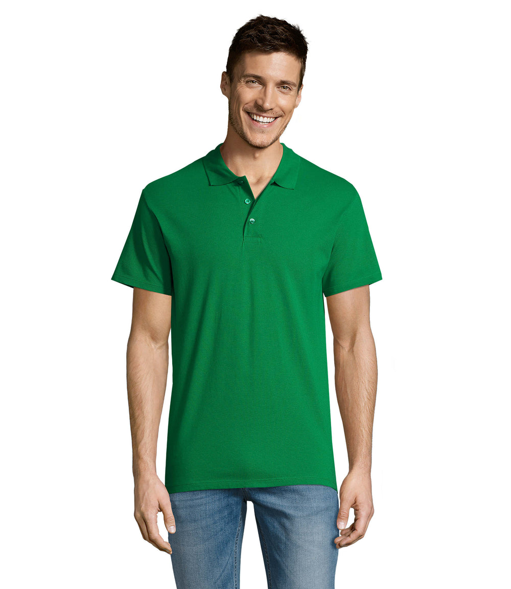 HEREN Polo 170 g Summer Ii in helder groen