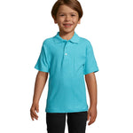 Polo 170 g Summer Ii Kids in atolblauw