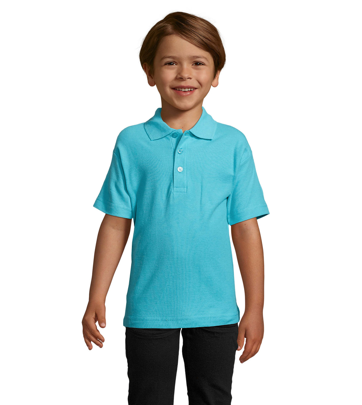 Polo 170 g Summer Ii Kids in atolblauw