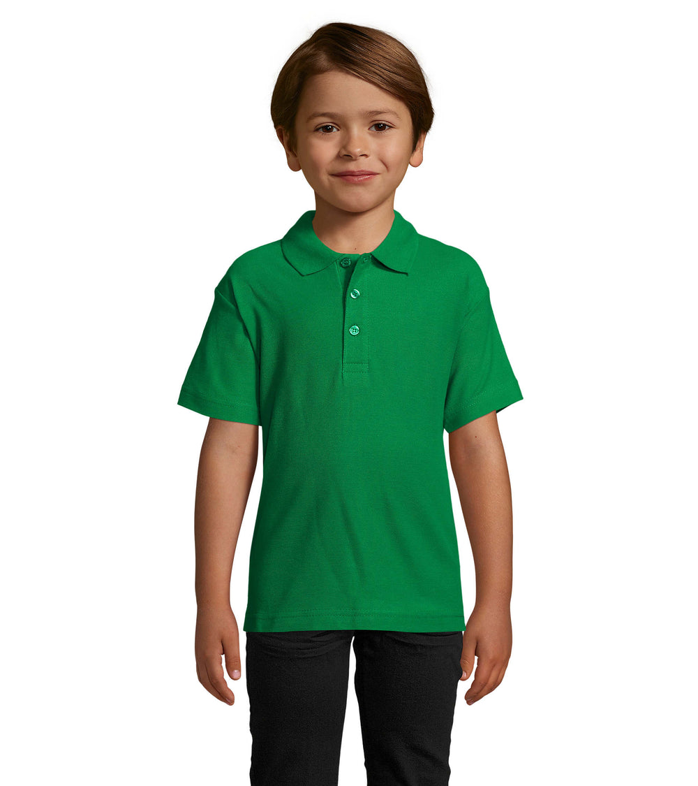 Polo 170 g Summer Ii Kids in helder groen