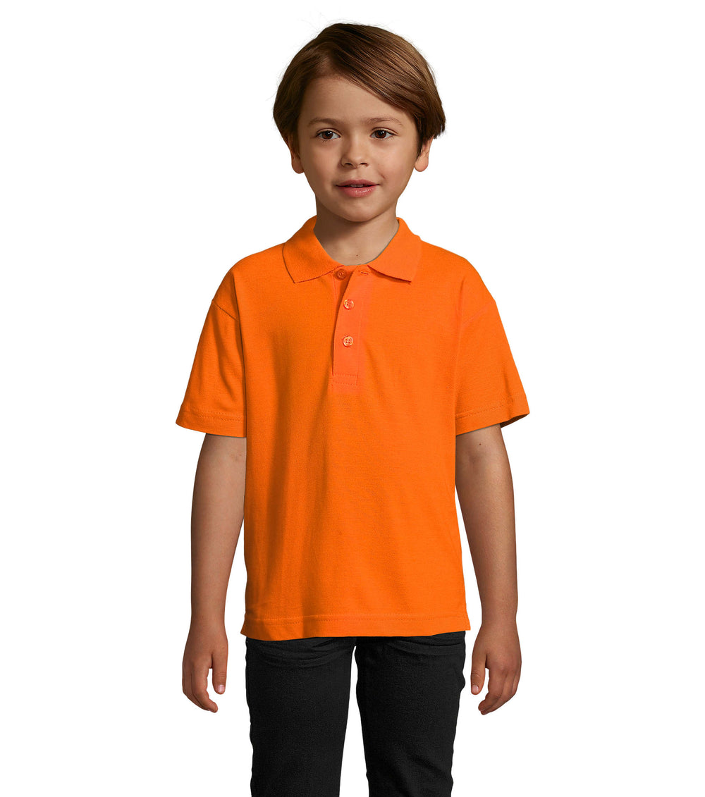 Polo 170 g Summer Ii Kids in oranje