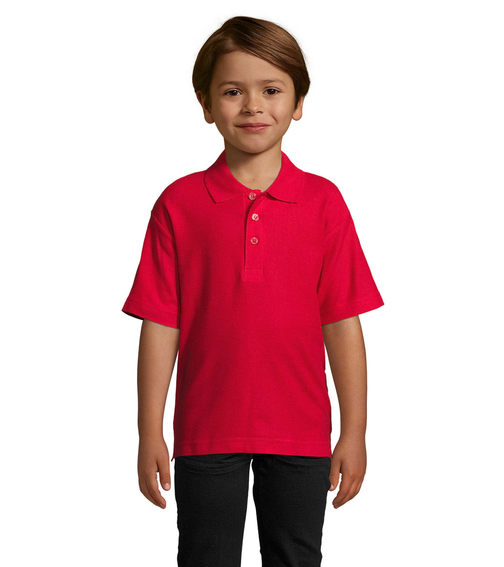 Polo 170 g Summer Ii Kids in rood