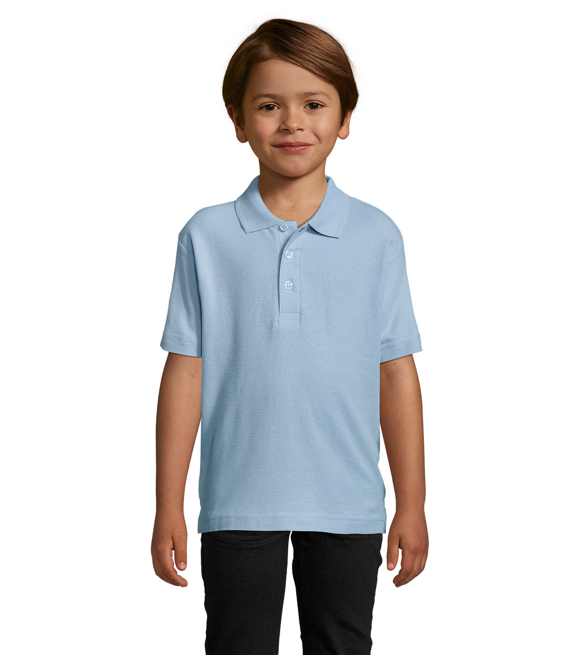 Polo 170 g Summer Ii Kids in sky blue pique