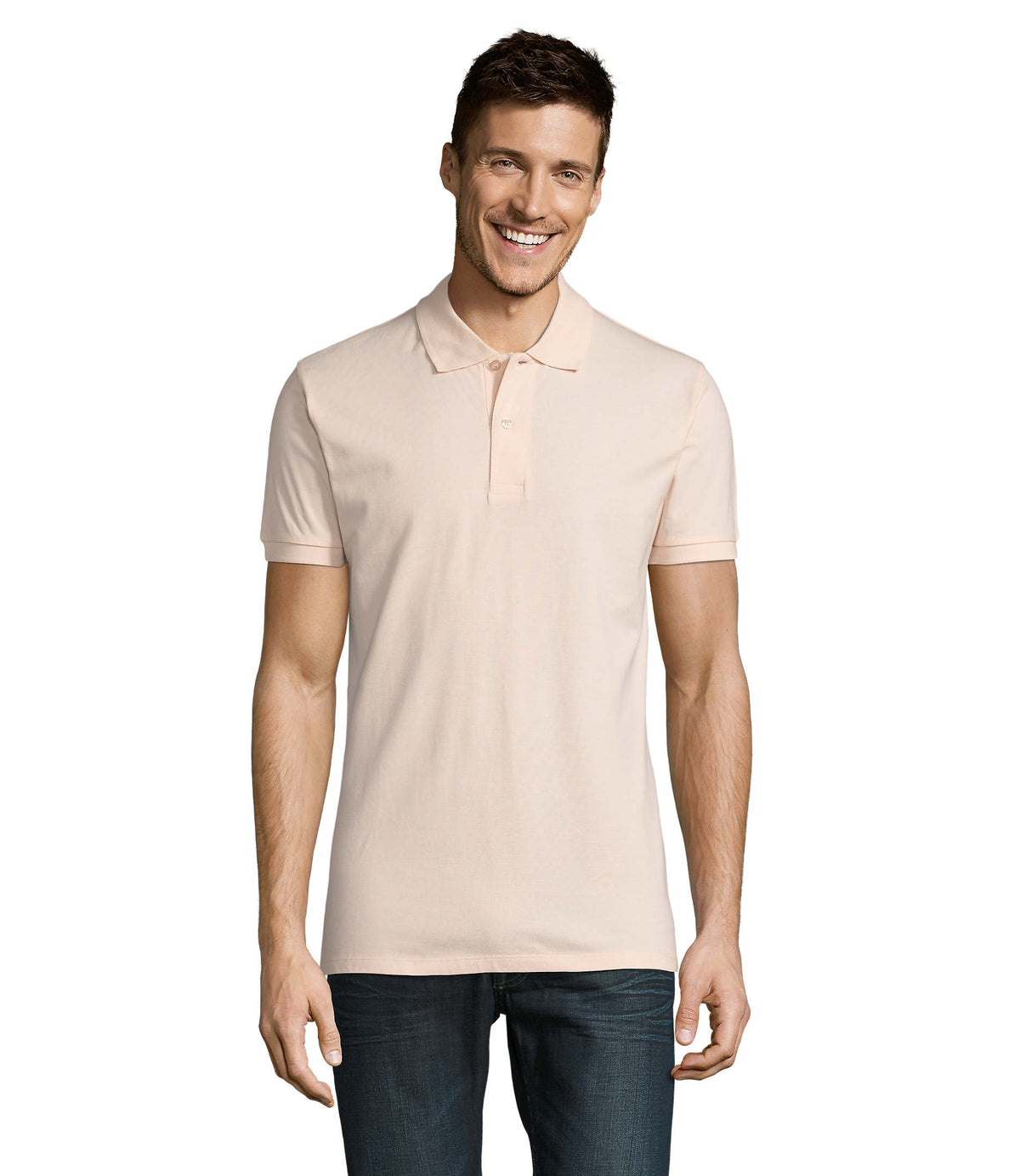 PERFECT HEREN Polo 180 g Perfect Men in roomroze