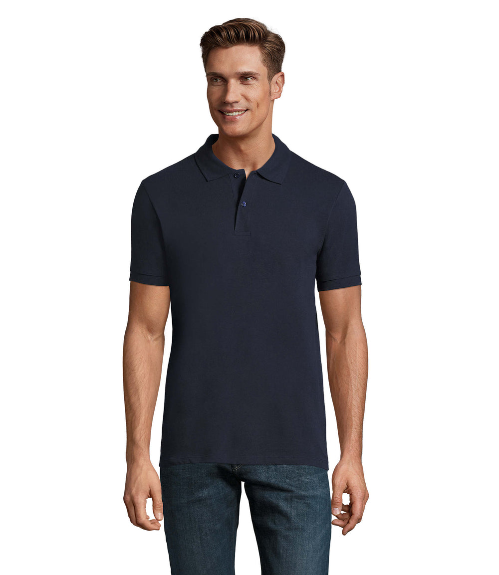 PERFECT HEREN Polo 180 g Perfect Men in franse marine