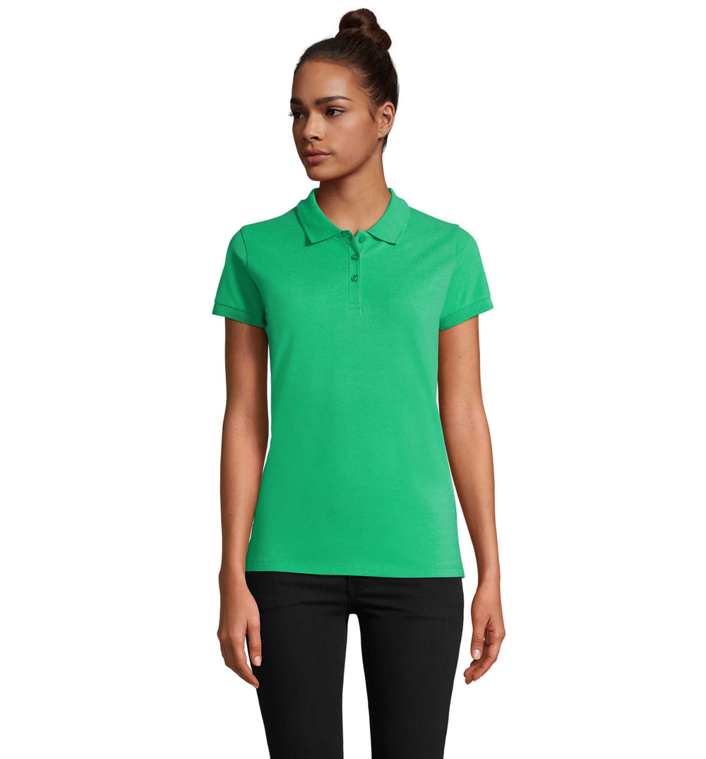 PERFECT dames polo 180 g Perfect Women in lente groen