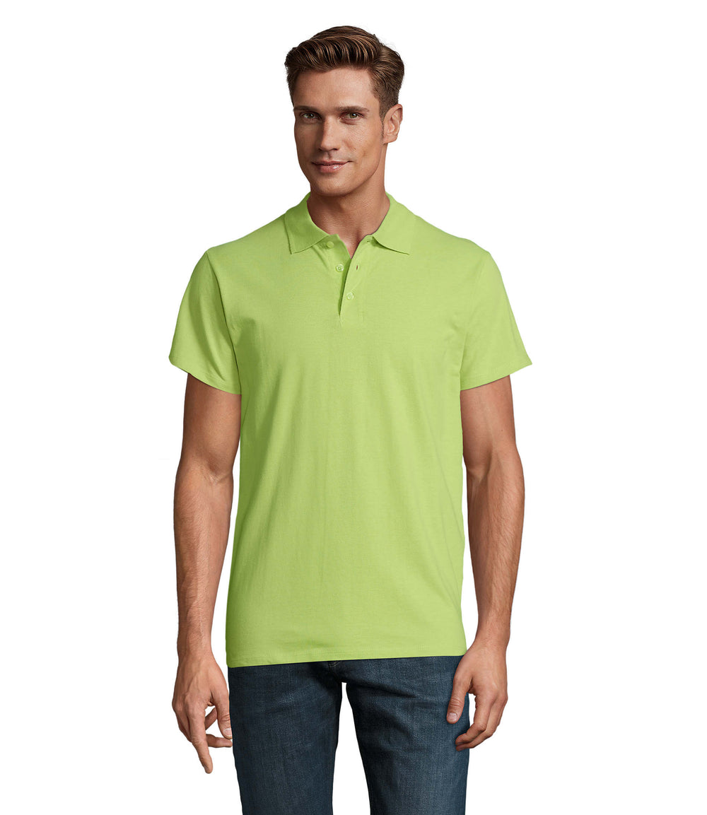 HEREN Polo 210 g Spring Ii in apple green