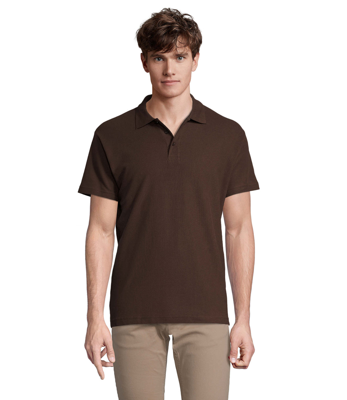 HEREN Polo 210 g Spring Ii in chocolate
