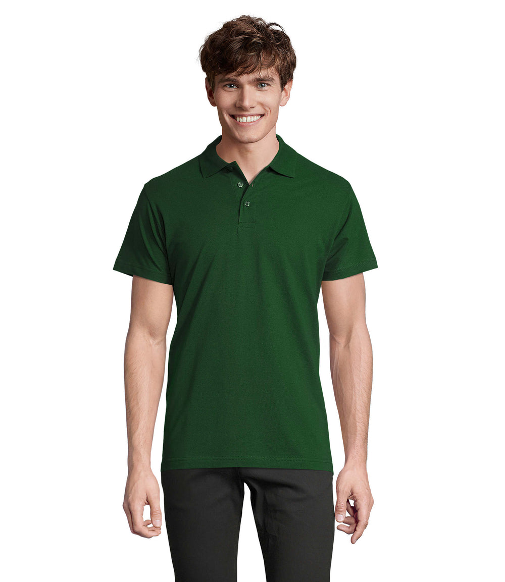 HEREN Polo 210 g Spring Ii in golf groen