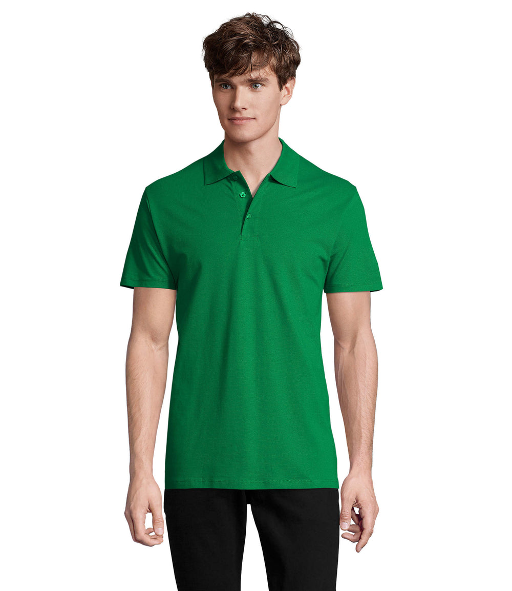 HEREN Polo 210 g Spring Ii in helder groen