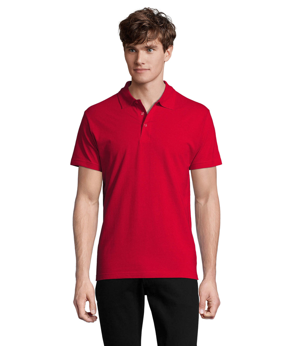 HEREN Polo 210 g Spring Ii in rood