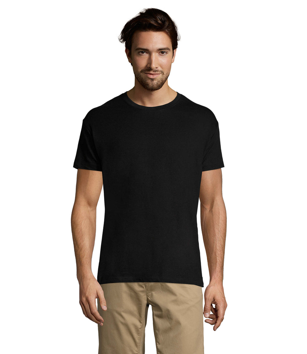 Uni T-Shirt 150 g Regent in diep zwart