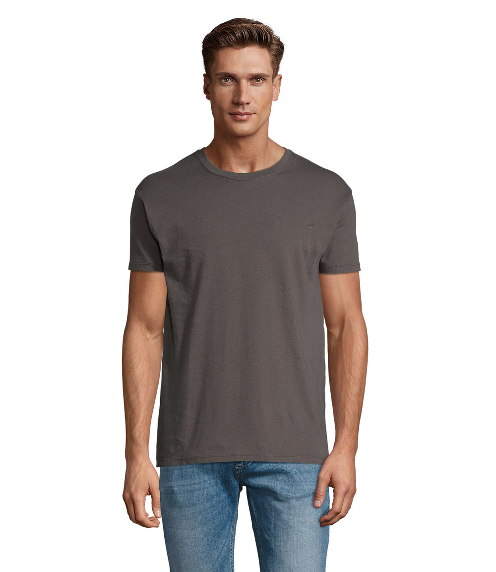 Uni T-Shirt 150 g Regent in donker grijs