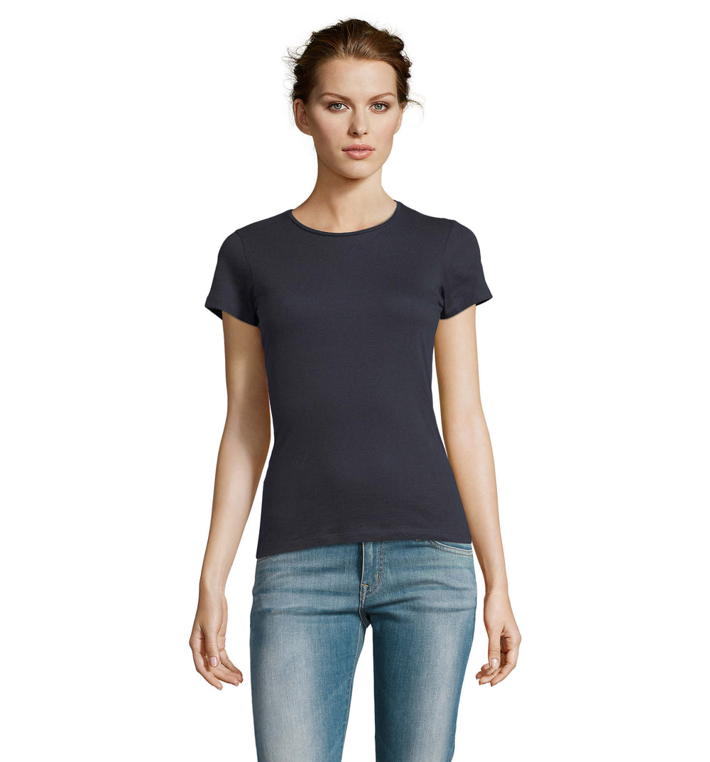 Dames t-shirt 150 g Miss in marine