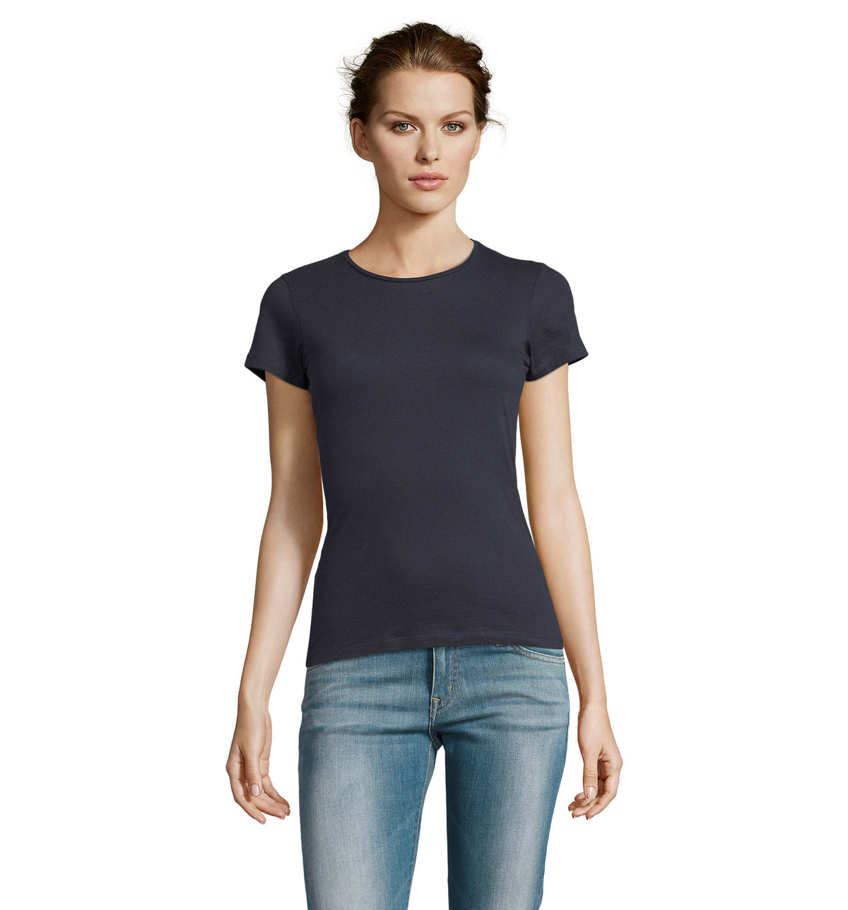 Dames t-shirt 150 g Miss in marine