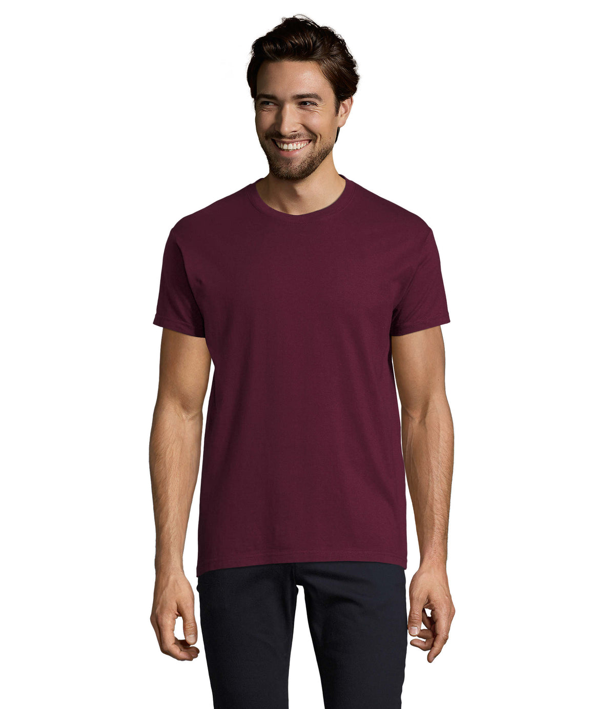MEN T-Shirt 190 g Imperial in burgundy