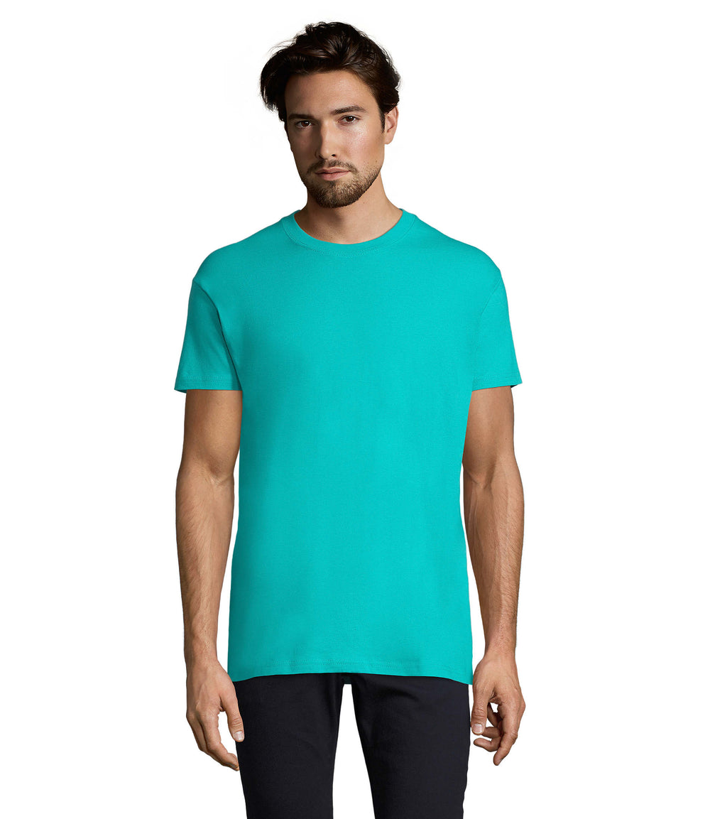 MEN T-Shirt 190 g Imperial in caribisch blauw