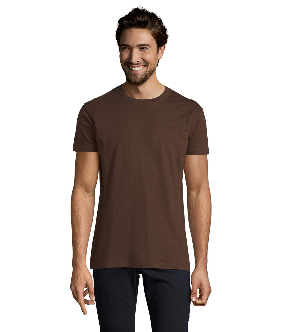 MEN T-Shirt 190 g Imperial in chocolate