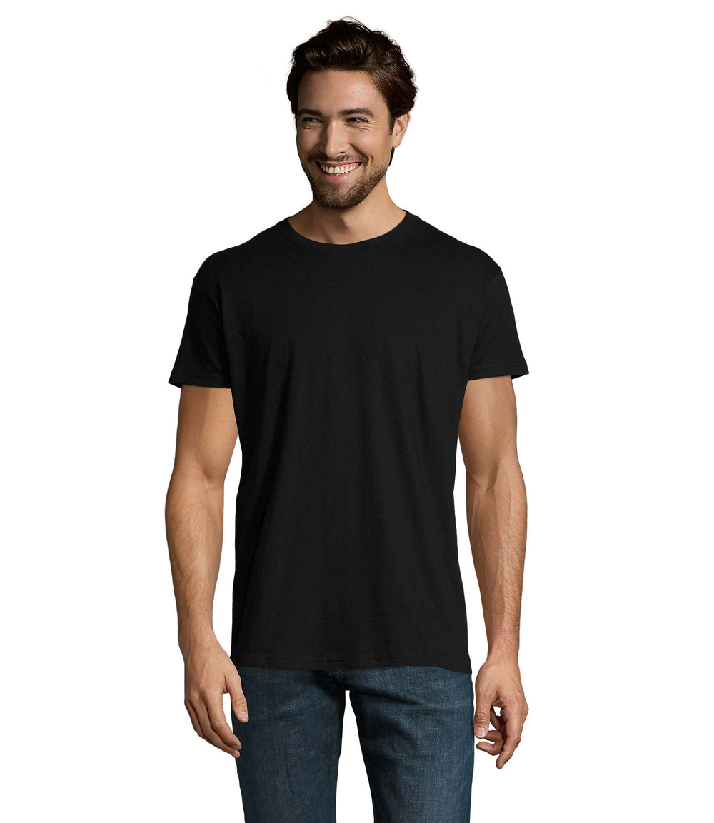 MEN T-Shirt 190 g Imperial in diep zwart