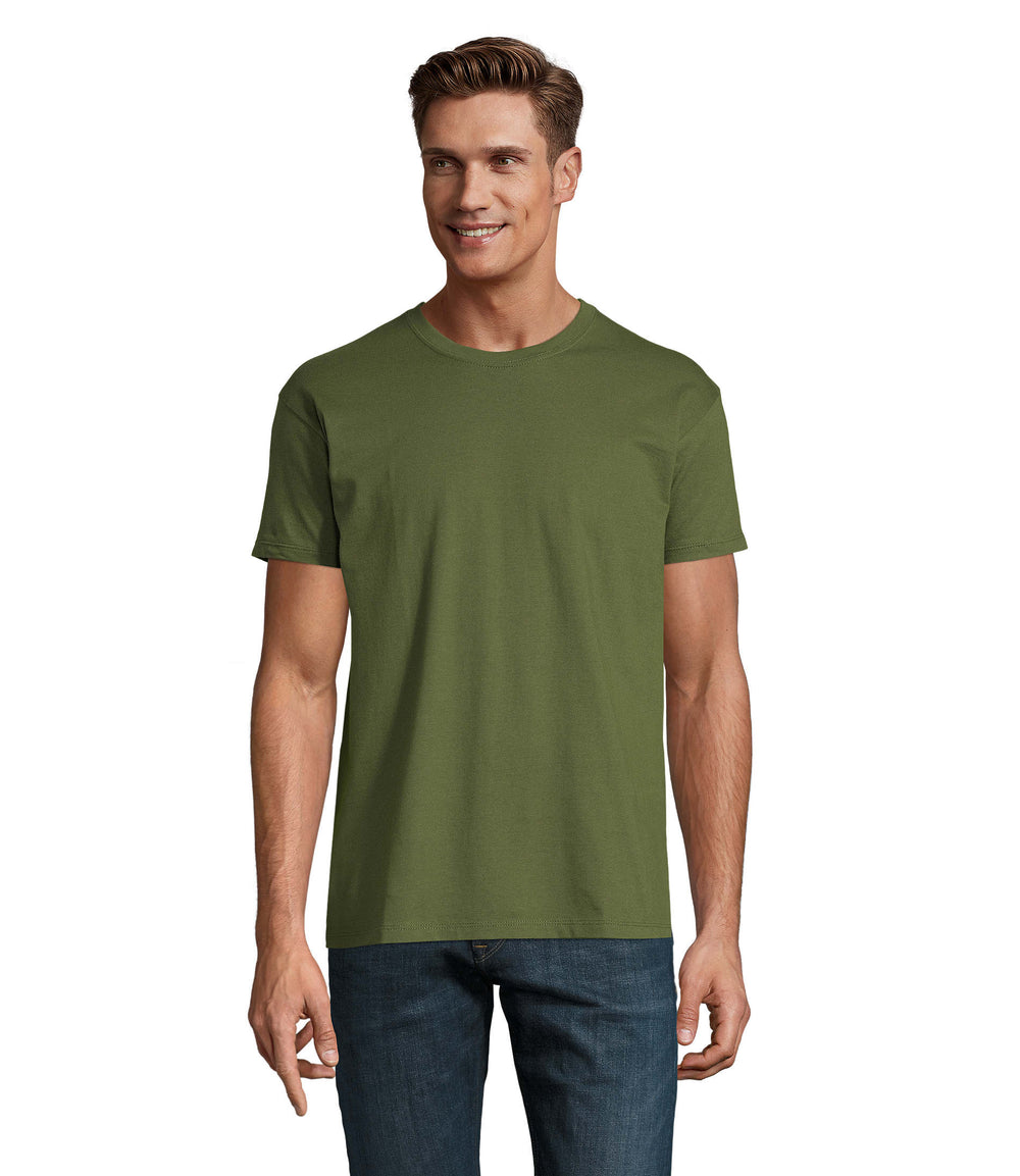 MEN T-Shirt 190 g Imperial in donker kaki