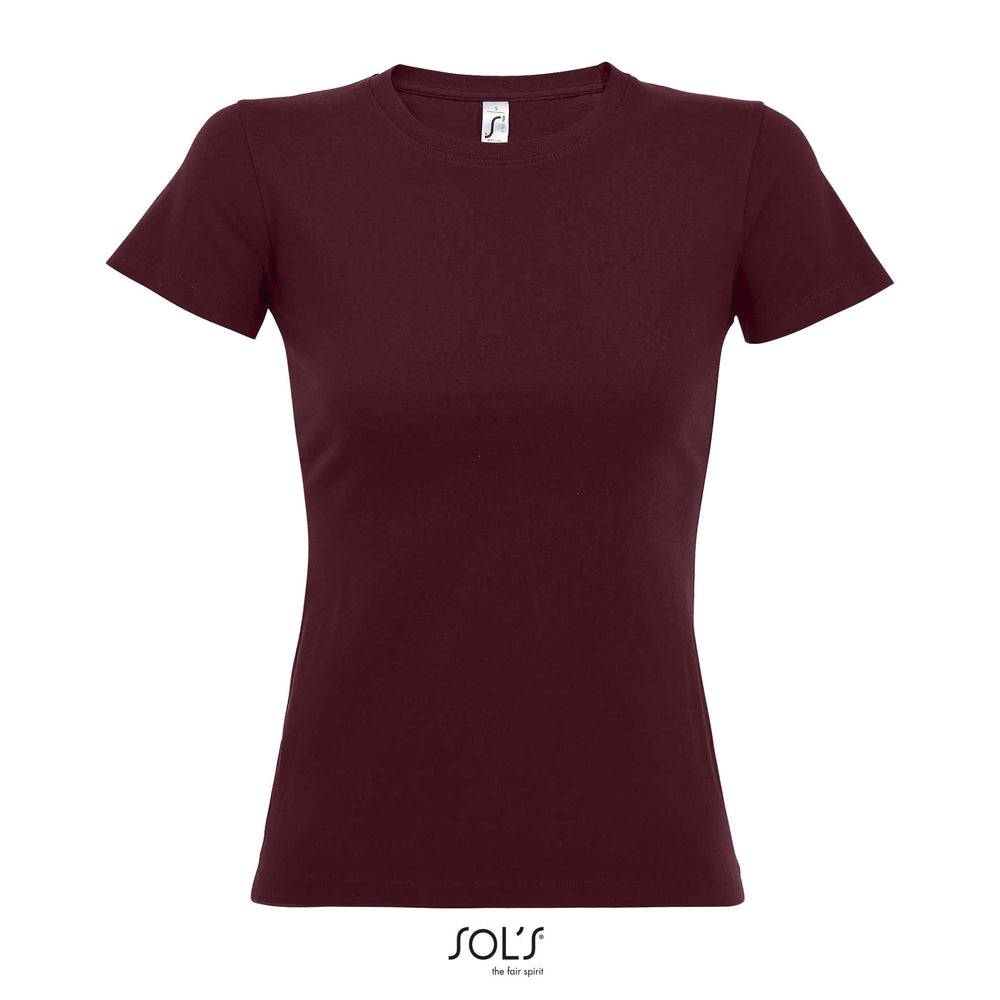 IMPERIAL DAMES T-Shirt 190 g Imperial Women in burgundy