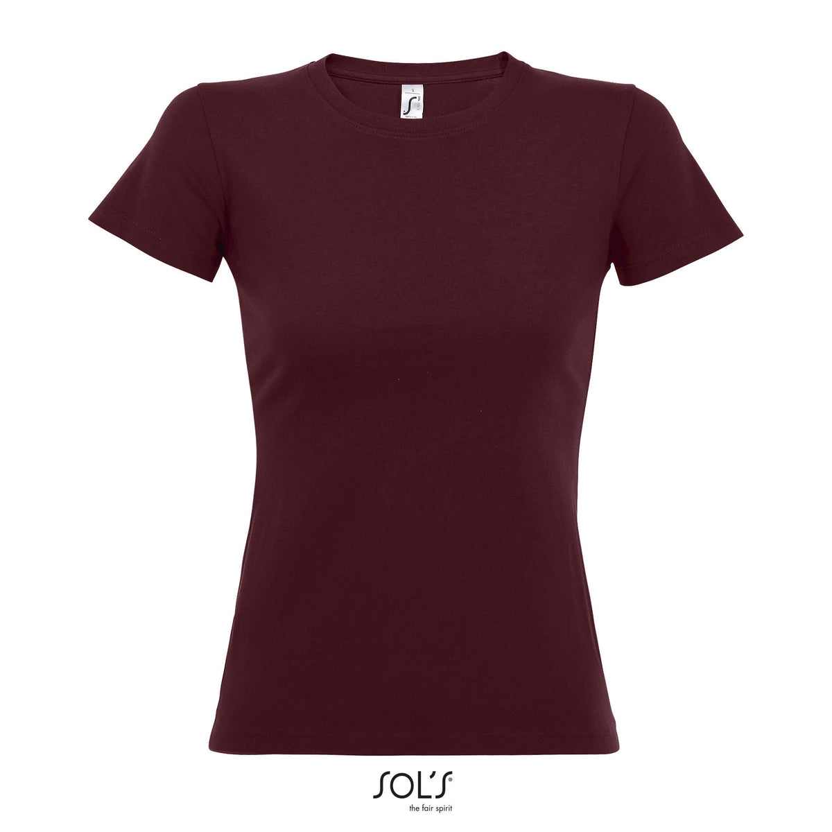 IMPERIAL DAMES T-Shirt 190 g Imperial Women in burgundy