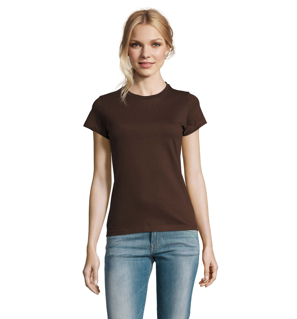 IMPERIAL DAMES T-Shirt 190 g Imperial Women in chocolate