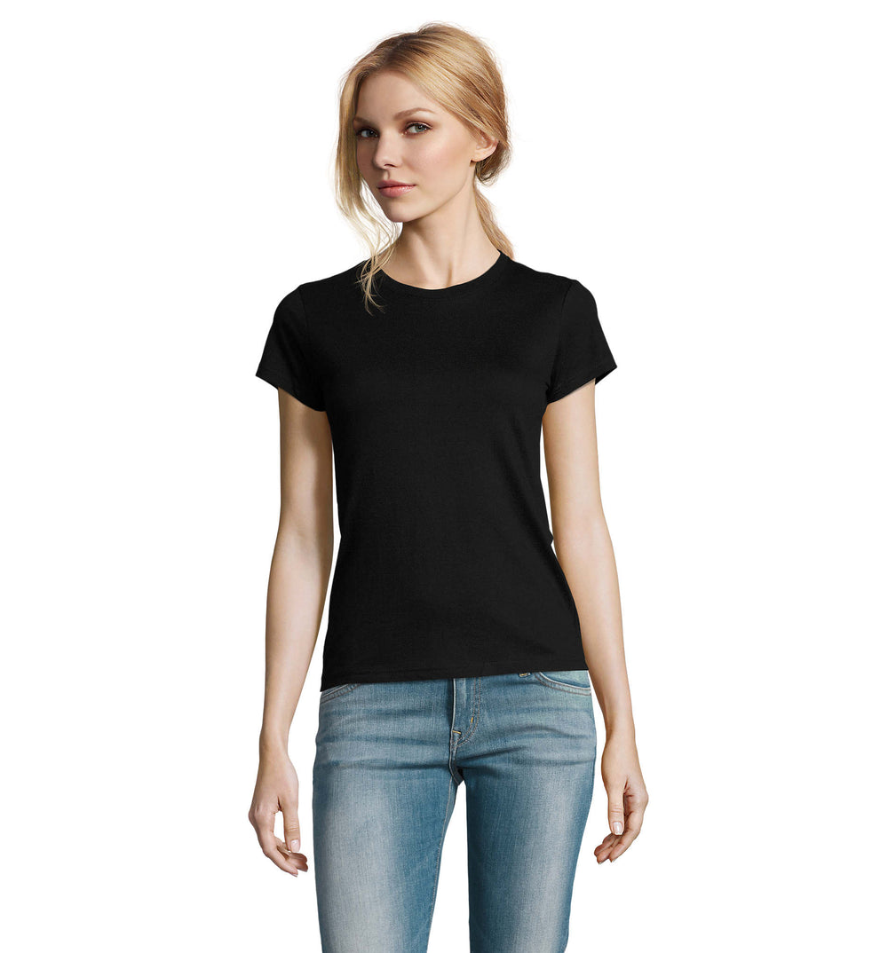 IMPERIAL DAMES T-Shirt 190 g Imperial Women in diep zwart