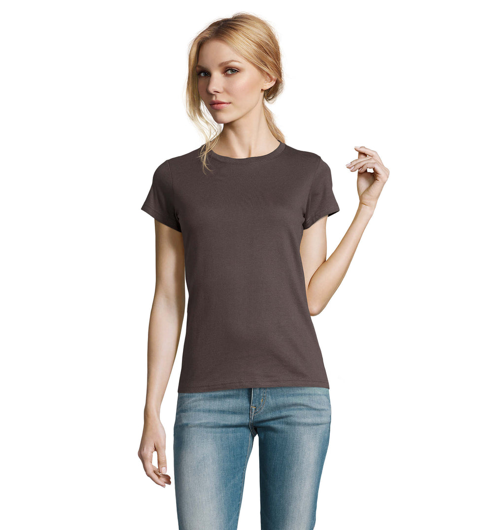 IMPERIAL DAMES T-Shirt 190 g Imperial Women in donker grijs