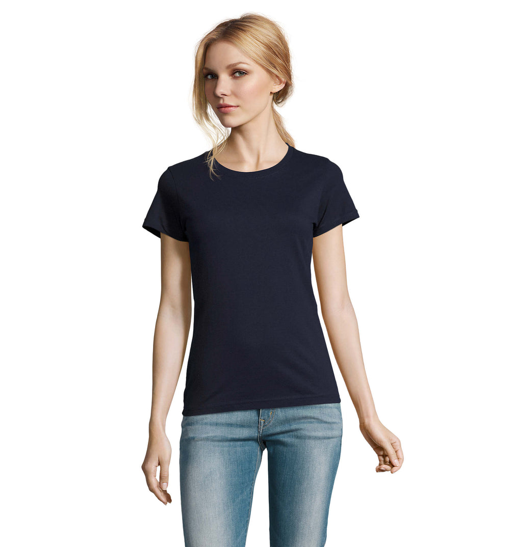 IMPERIAL DAMES T-Shirt 190 g Imperial Women in franse marine
