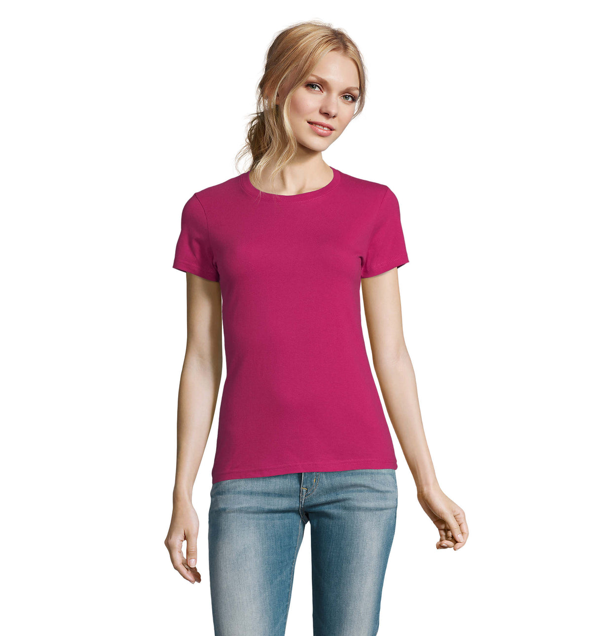 IMPERIAL DAMES T-Shirt 190 g Imperial Women in fuchsia