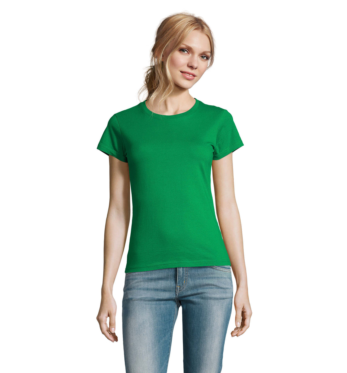 IMPERIAL DAMES T-Shirt 190 g Imperial Women in helder groen