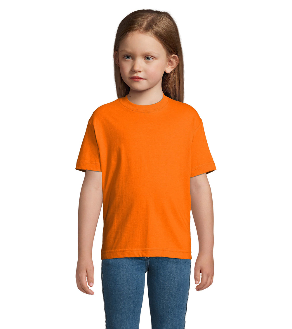 IMPERIAL kind t-shirt 190 g Imperial Kids in oranje