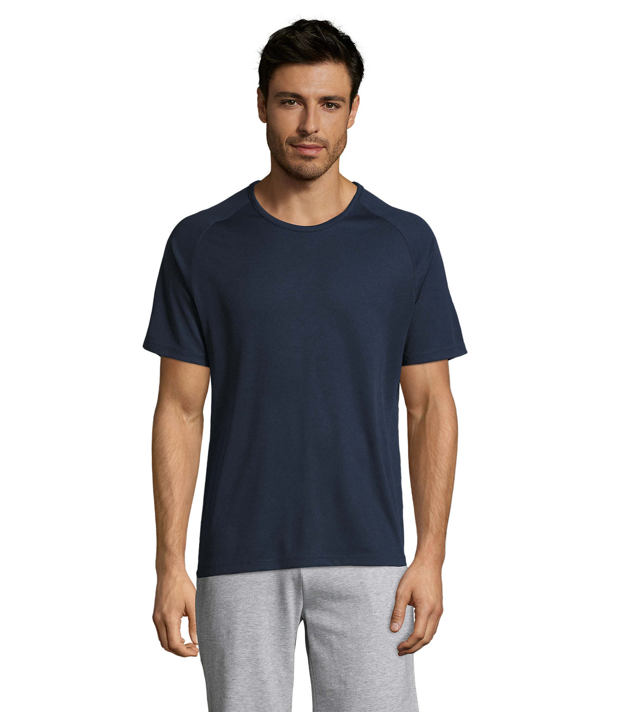 HEREN T-Shirt Sporty in franse marine