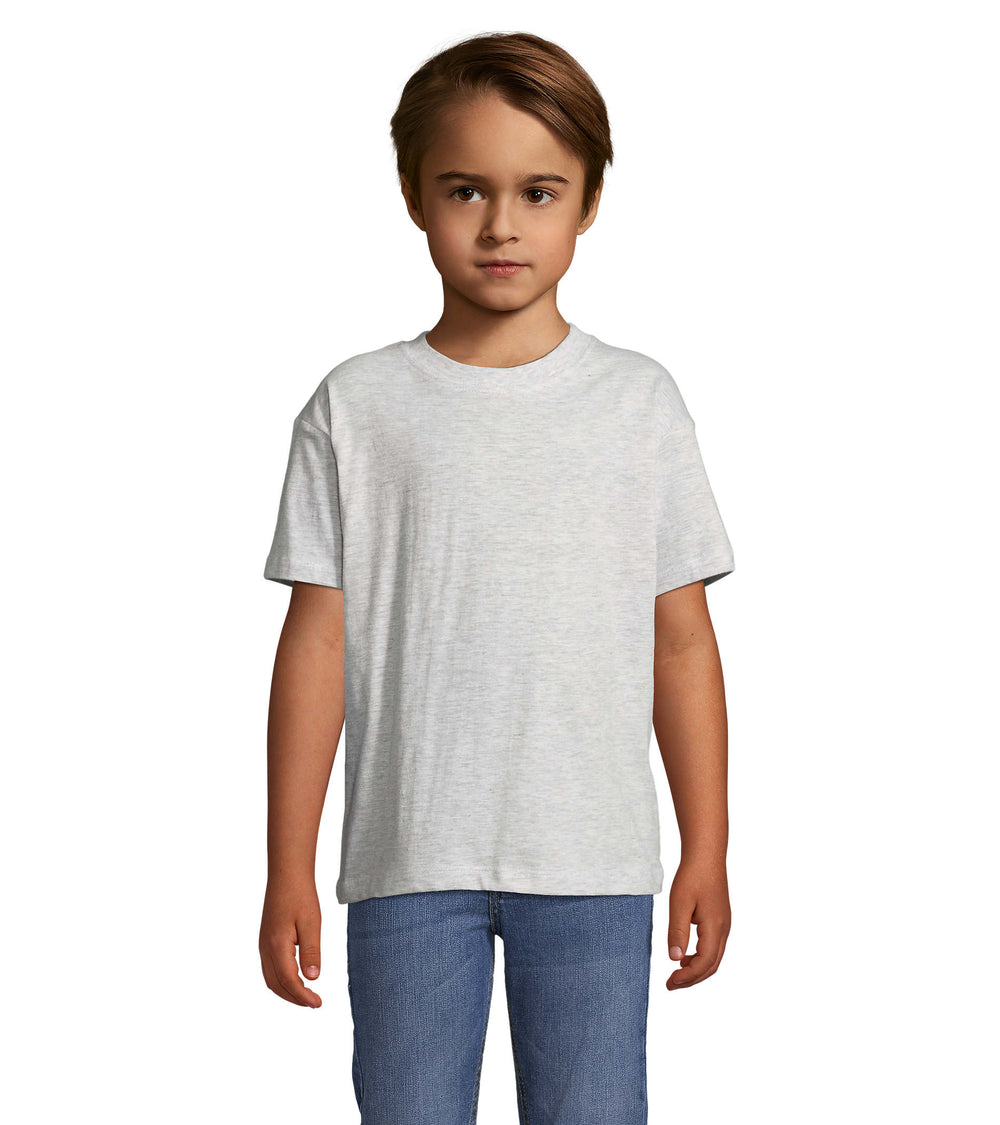 REGENT Kinder t-shirt 150 g Regent Kids in asgrijs