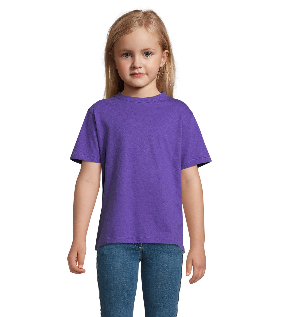 REGENT Kinder t-shirt 150 g Regent Kids in donker paars