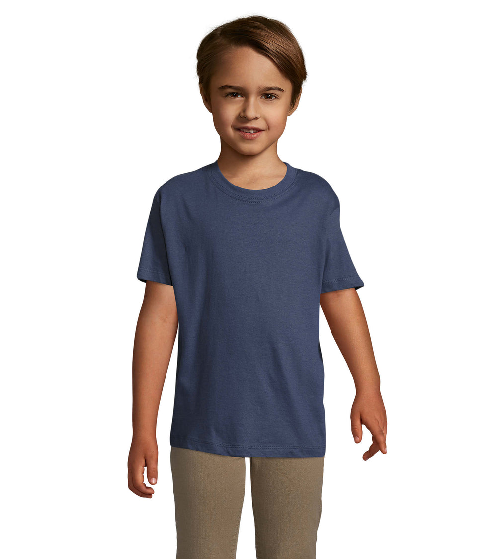 REGENT Kinder t-shirt 150 g Regent Kids in denim