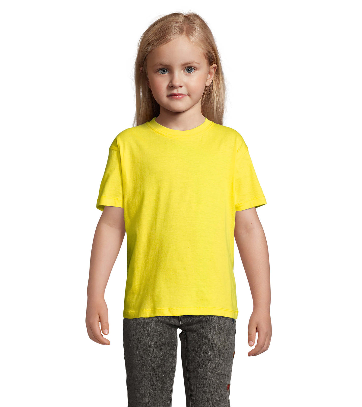 REGENT Kinder t-shirt 150 g Regent Kids in citroen