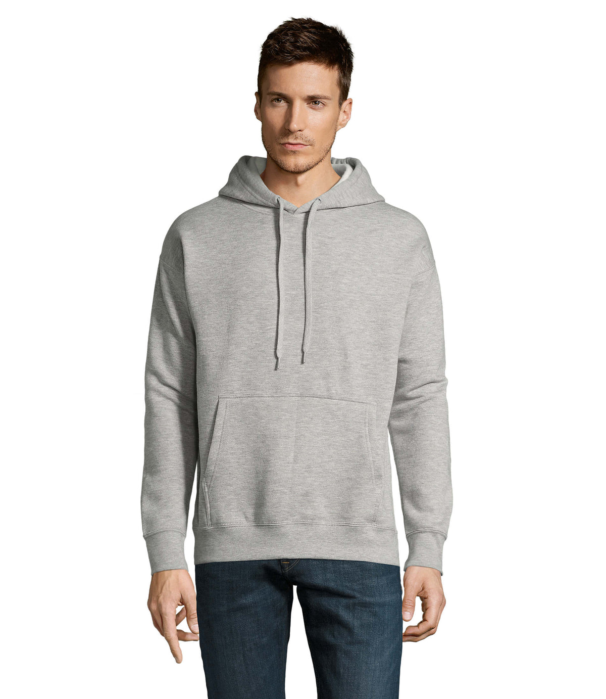 Unisex capuchon Slam in grijs gemeleerd