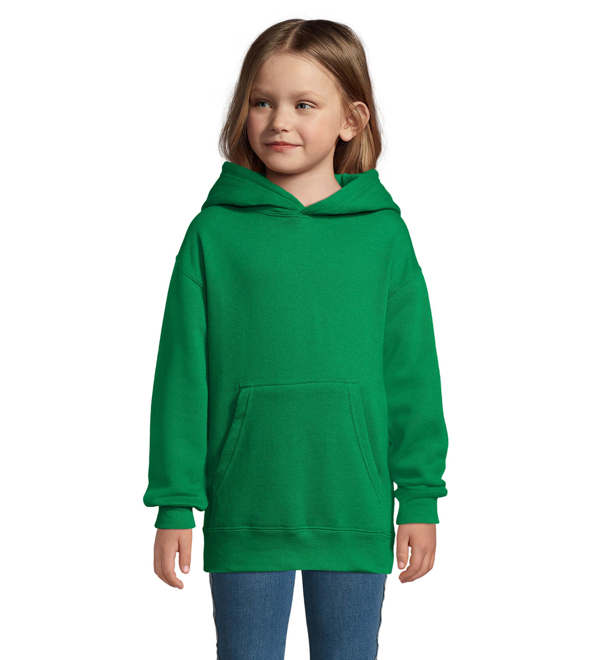 Hoodie Sweater Slam Kids in helder groen