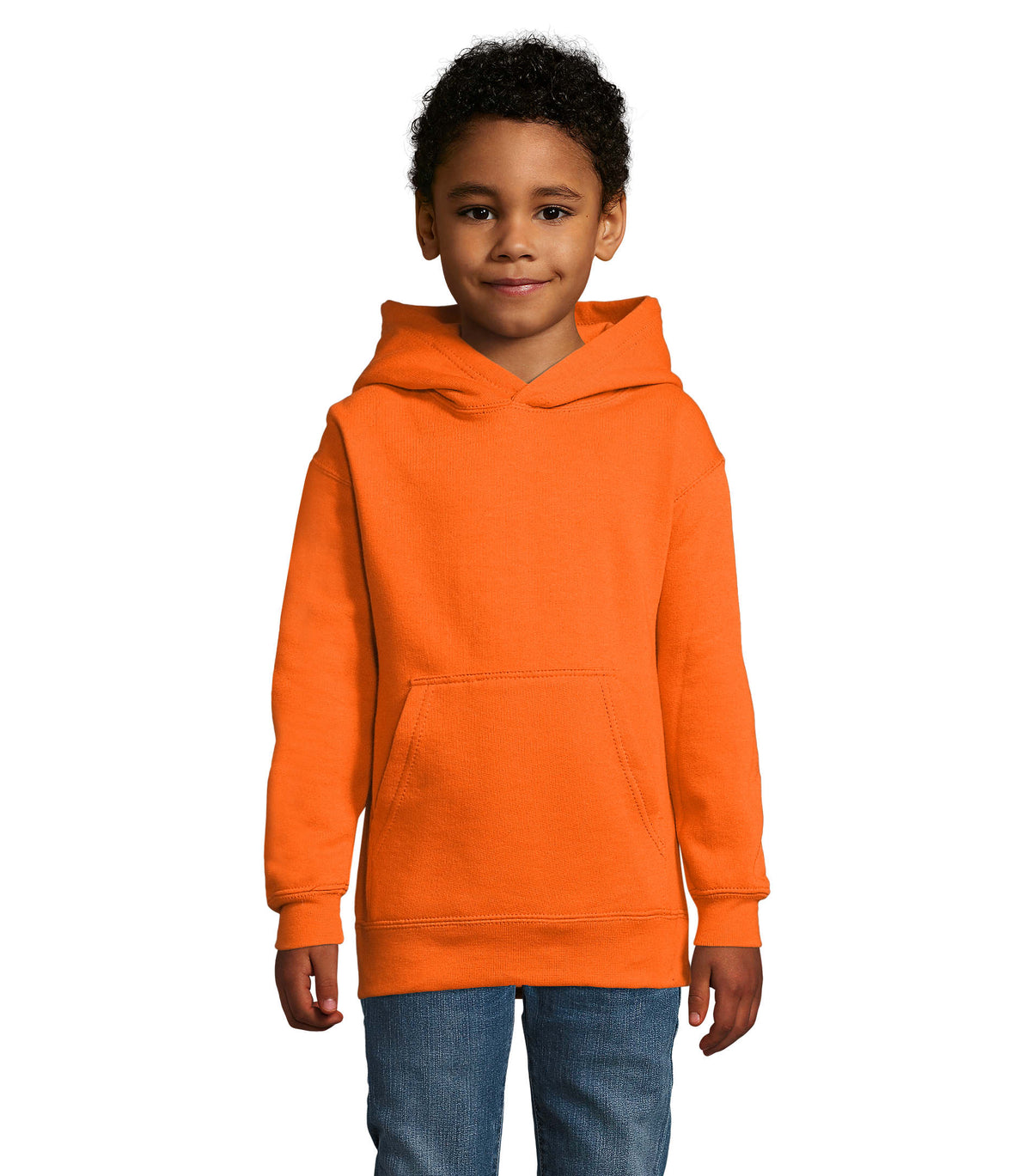 Hoodie Sweater Slam Kids in oranje