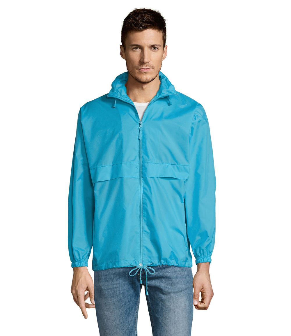 Windjack Unisex Surf in atolblauw