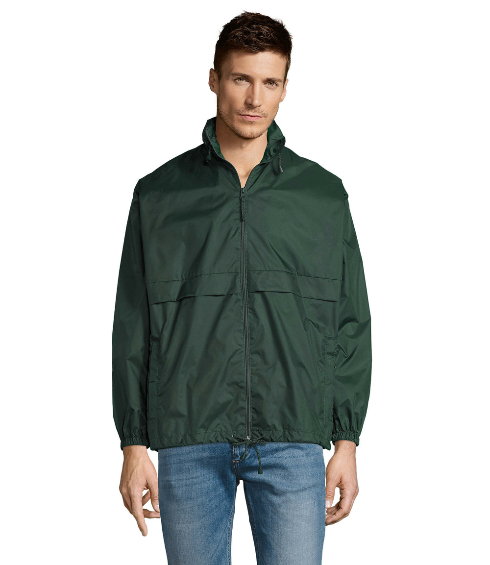 Windjack Unisex Surf in bosgroen
